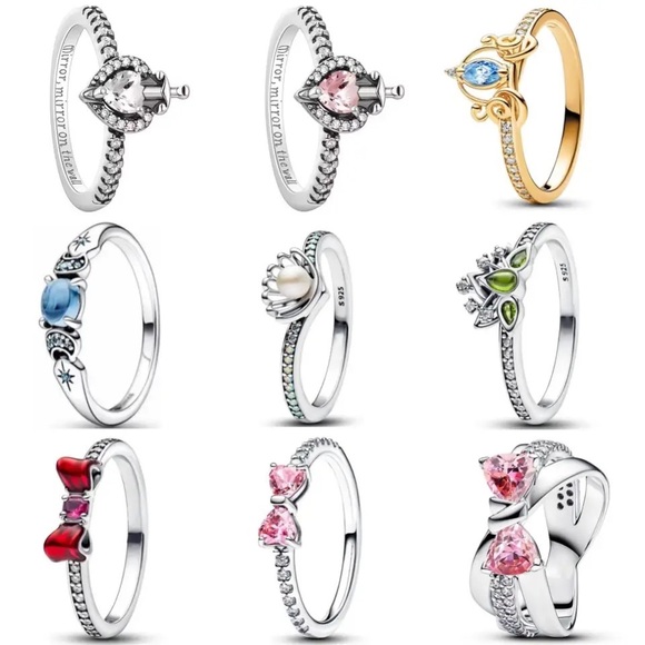 Pandora Signature Logo Pavé & Beads Ring LIMITED TIME ONLY - Picture 1 of 16